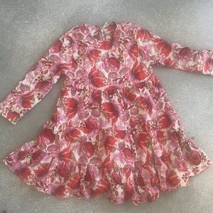 Zara Floral Baby Doll Dress